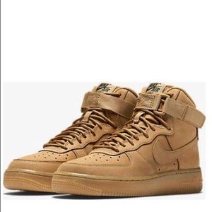 Kids Nike Wheats Air Force 1